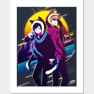 Izaya Orihara and Shizuo Heiwajima - Durarara Posters and Art